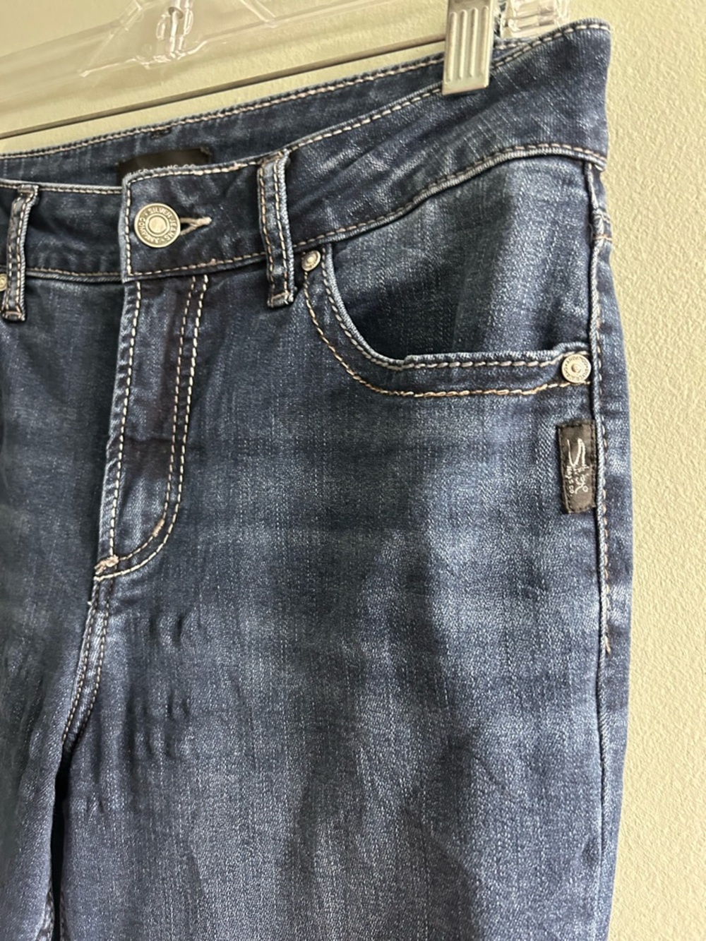 Silver jeans Avery straight leg dark wash - Picture 8 of 9